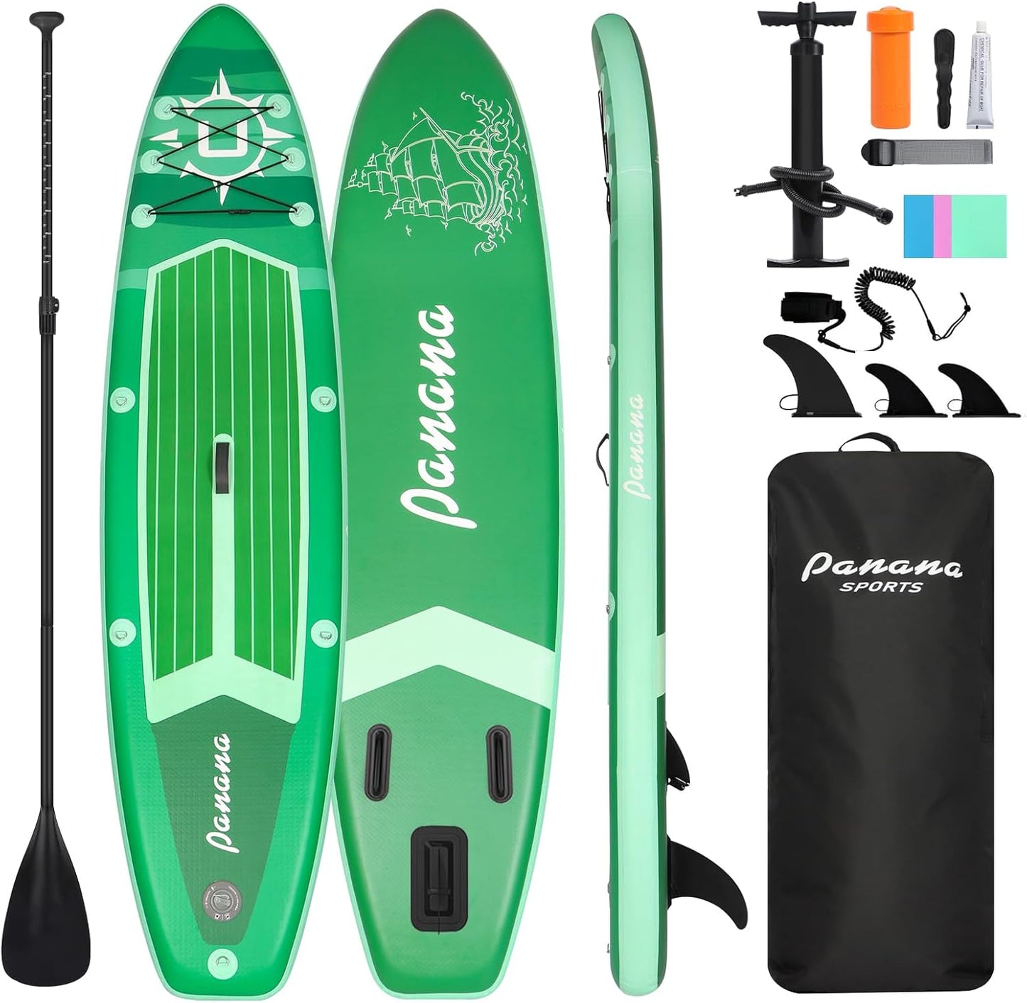 Panana Inflatable Stand Up Paddle Board for All Skill Levels