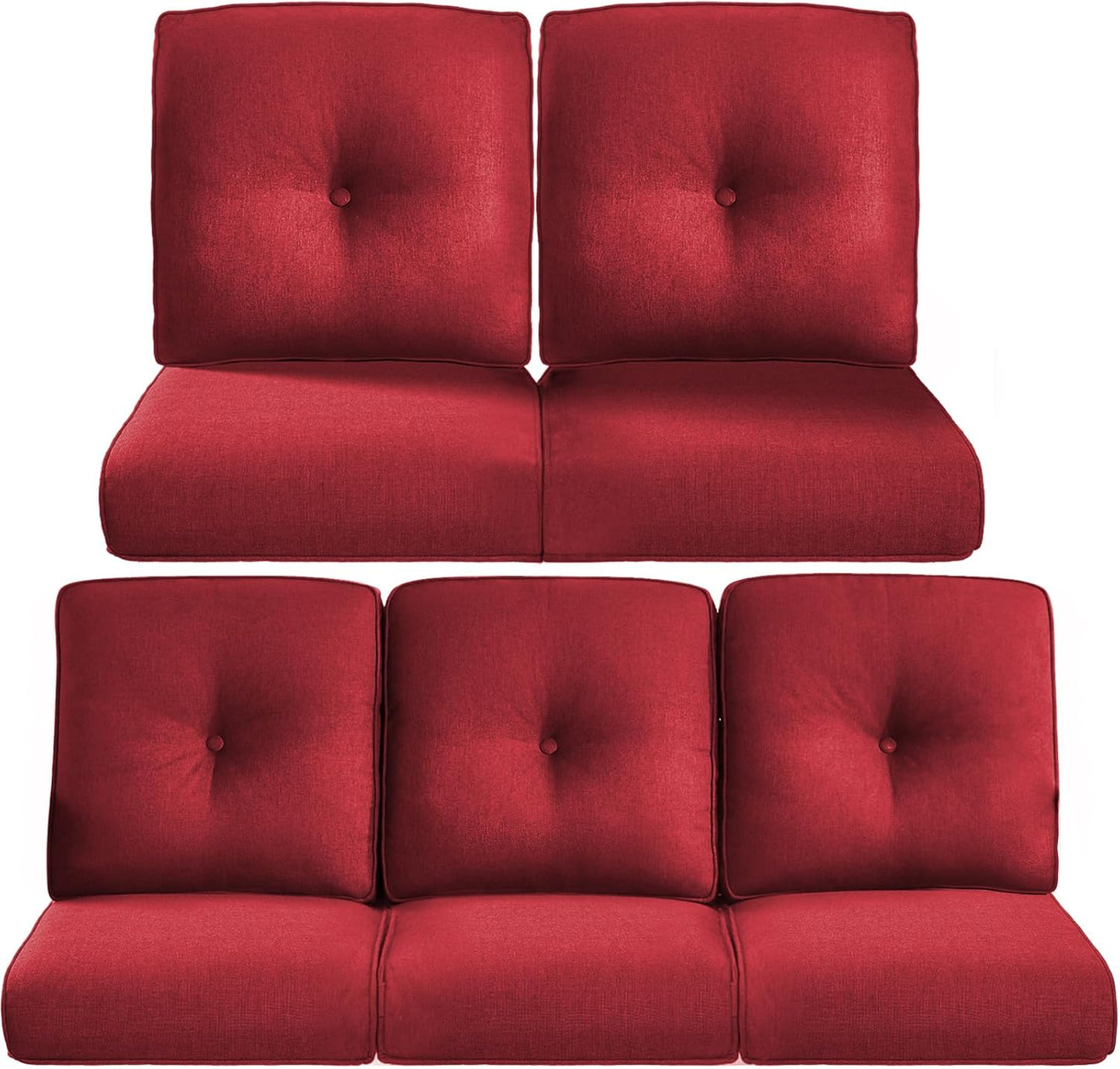 Pop Outdoor Cushions for Patio 5 Piece Set - Water-Resistant