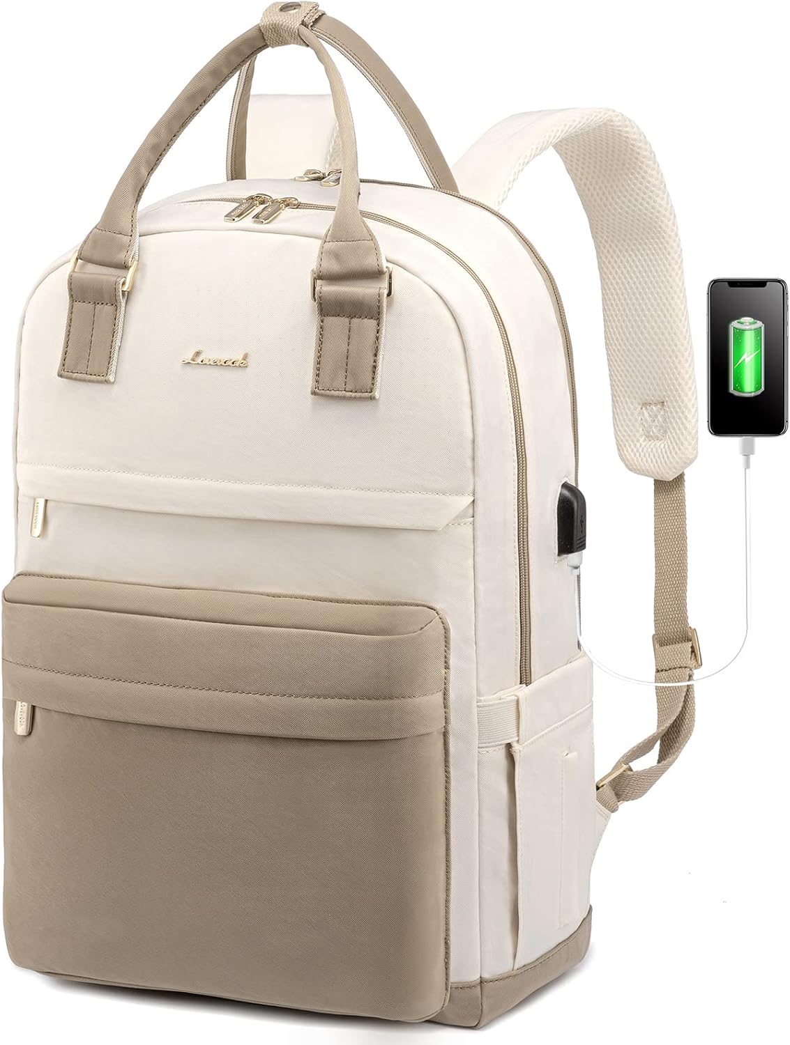 LOVEVOOK Laptop Backpack for Women with USB Port and Style