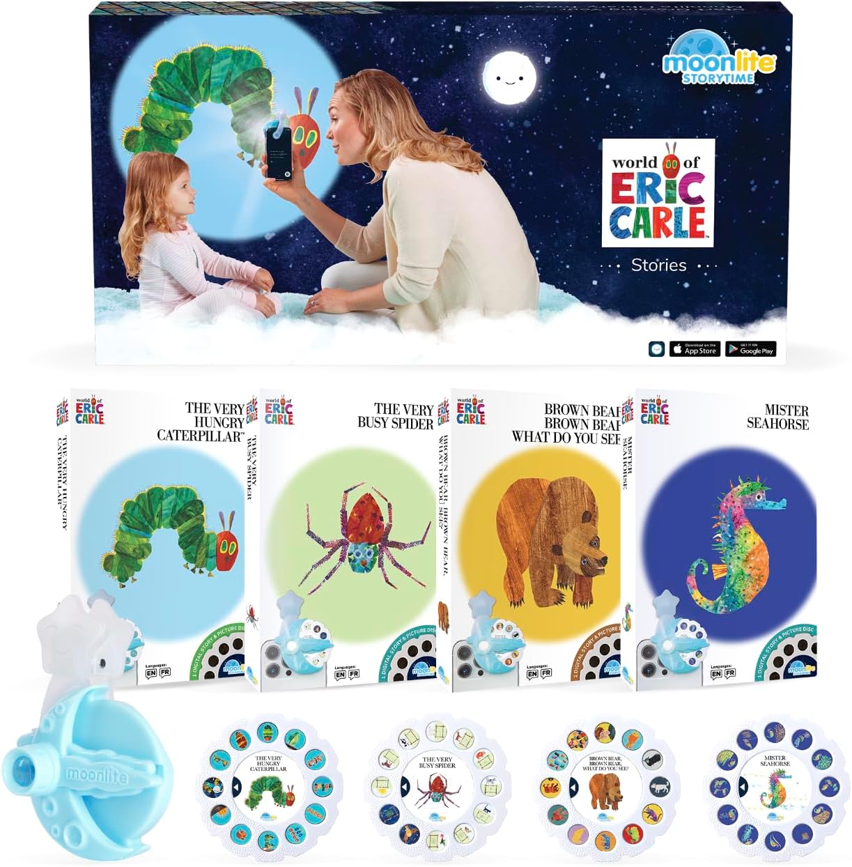 Moonlite Mini Projector: Magical Storytime!
