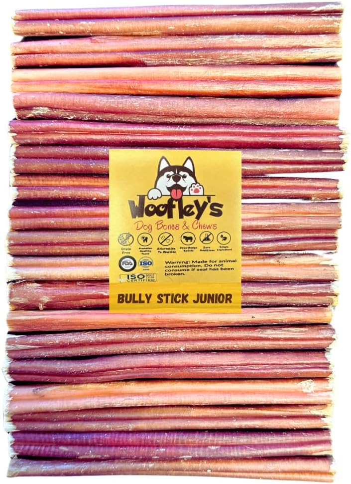 Bully Sticks for Dogs - Long Lasting Chews for Small Dogs
