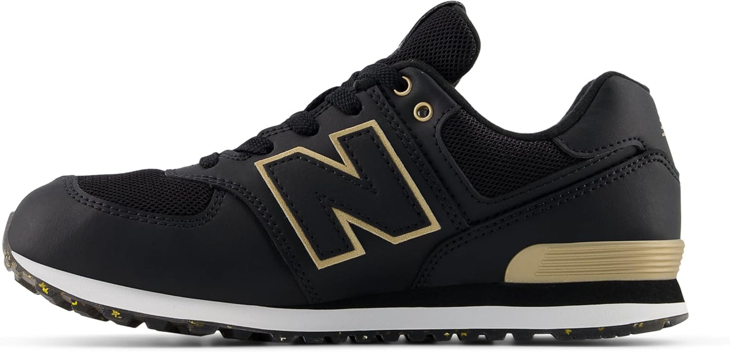 New Balance Boys' 574 V1 Lace-Up Sneakers for Comfort and Style