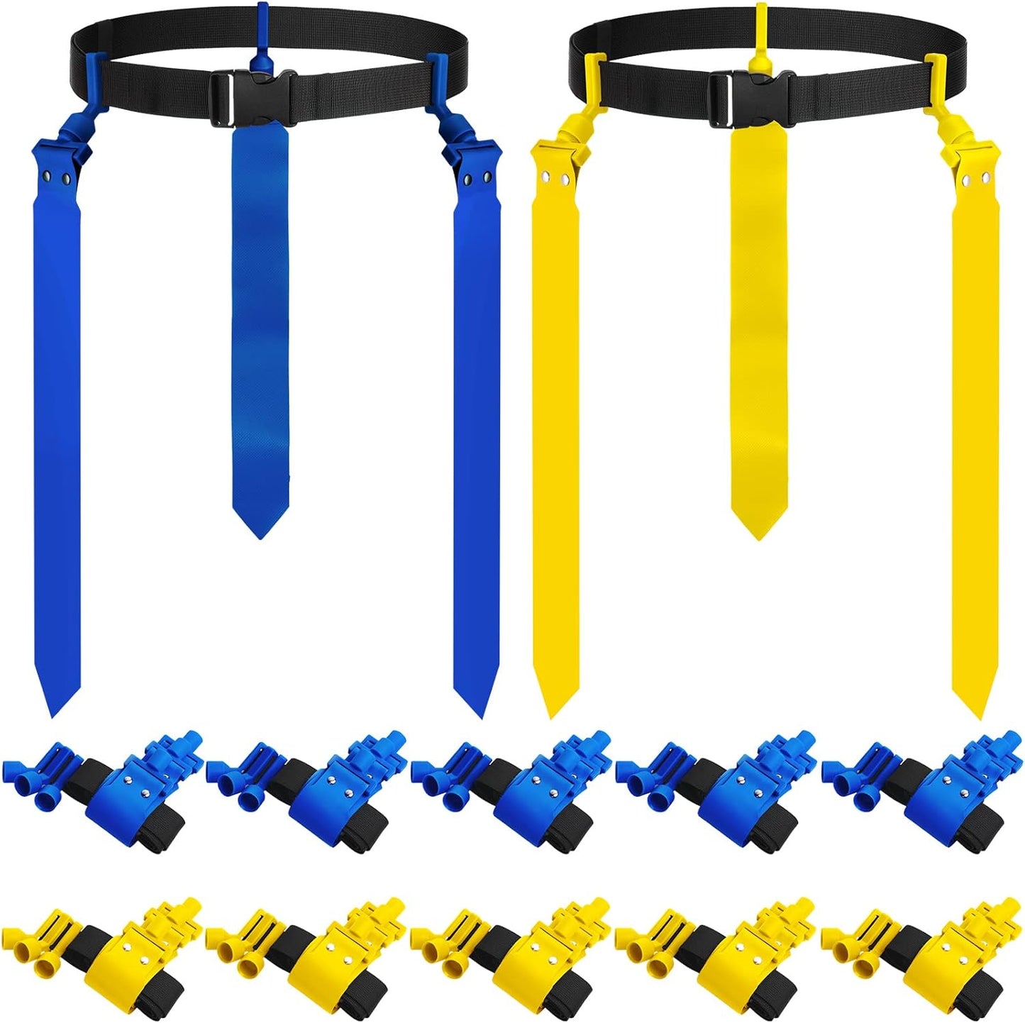 Hungdao 12 Players Flag Football Belts for Team Training