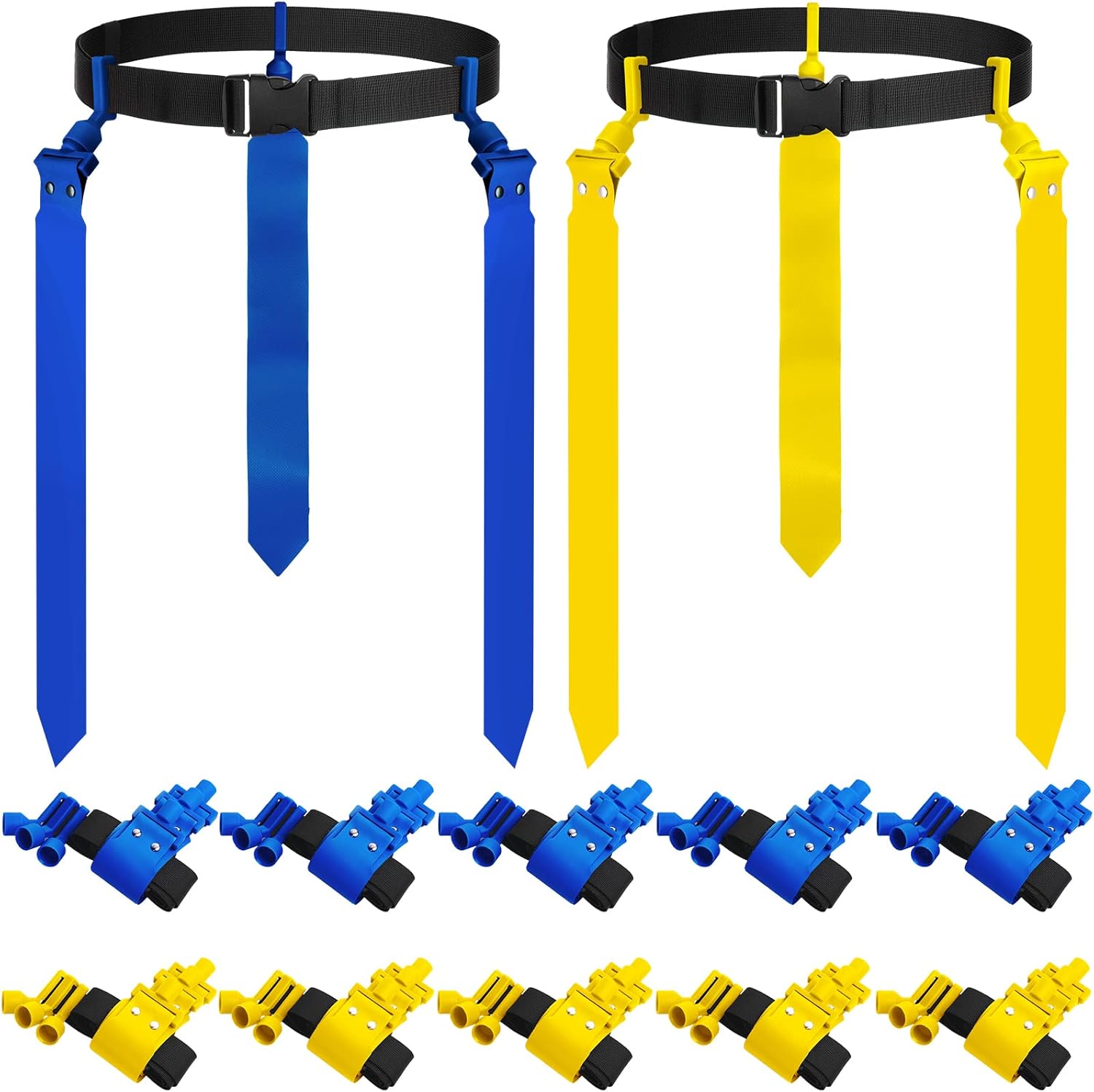 Hungdao 12 Players Flag Football Belts for Team Training