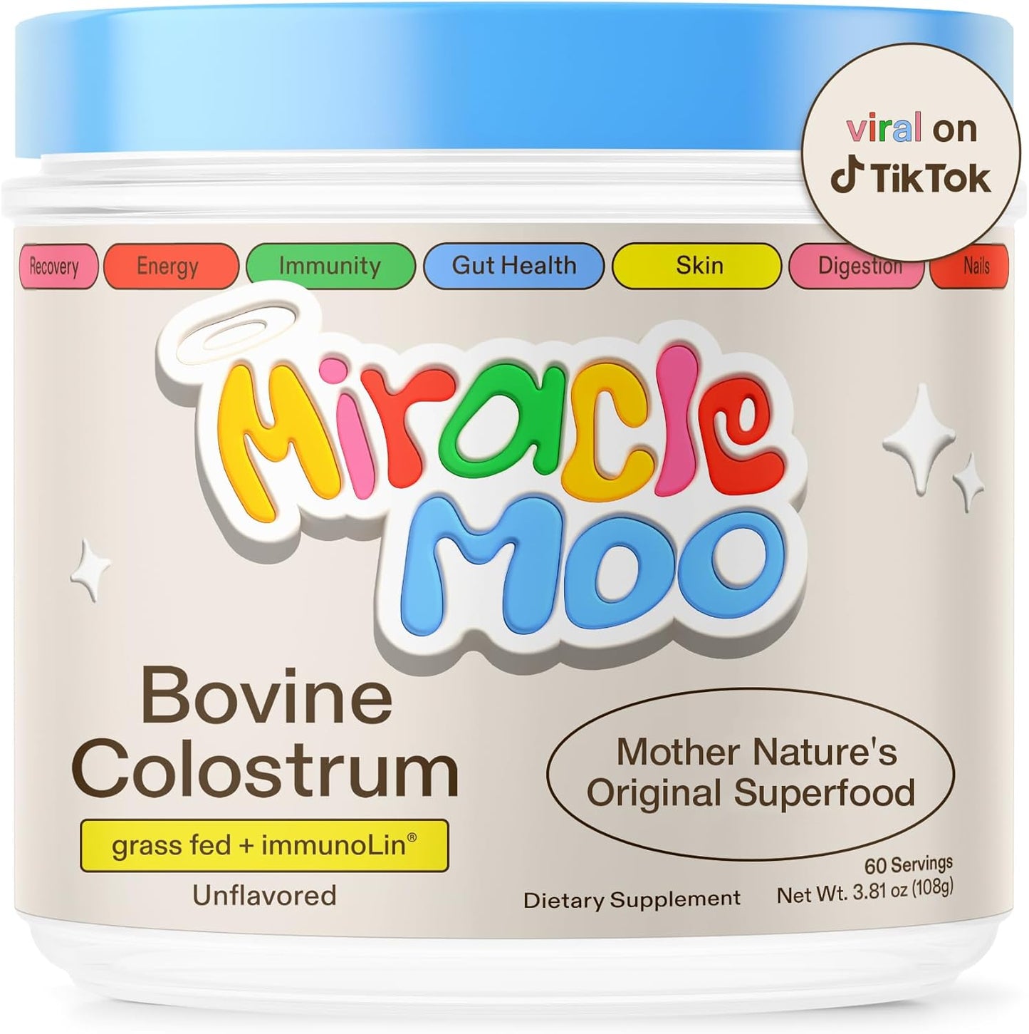 Colostrum Supplement for Gut Health and Immune Support