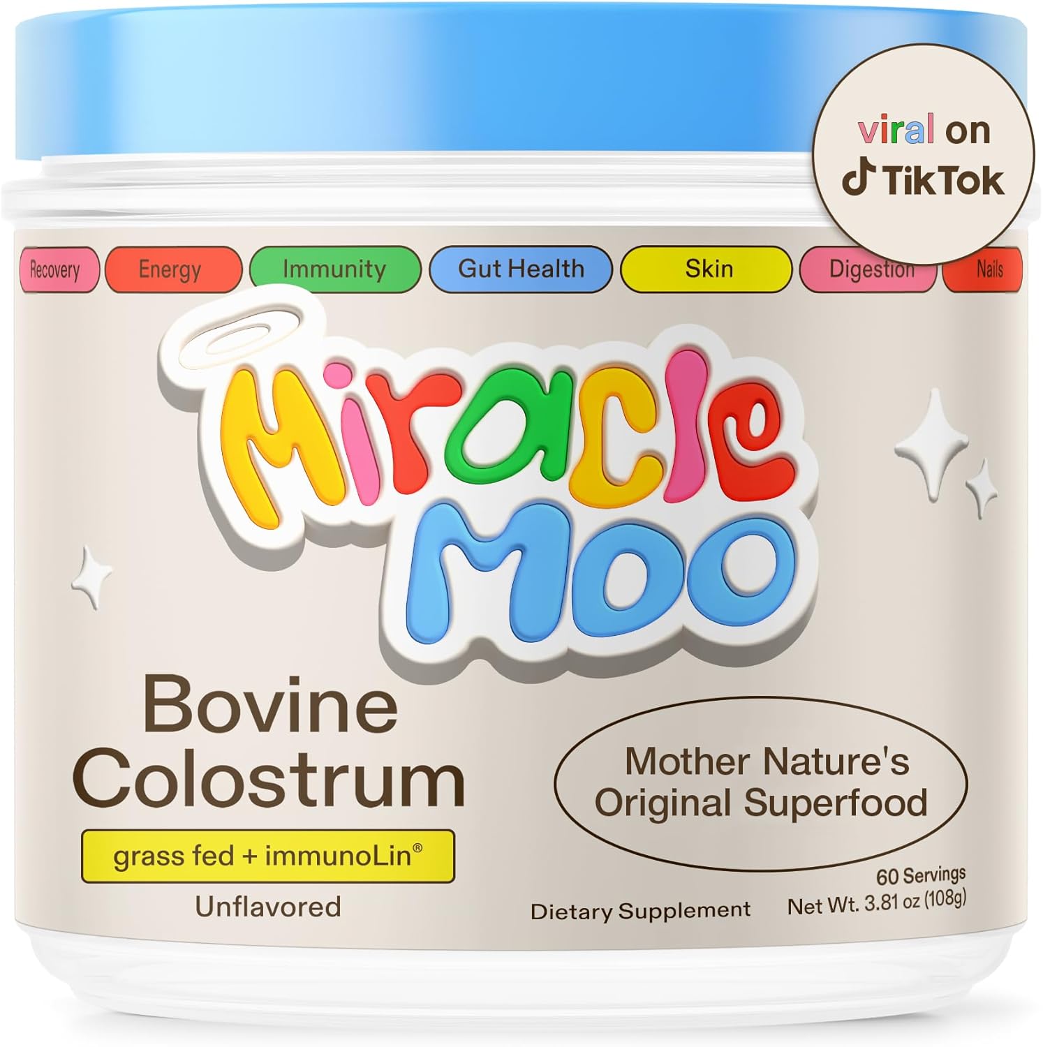 Colostrum Supplement for Gut Health and Immune Support