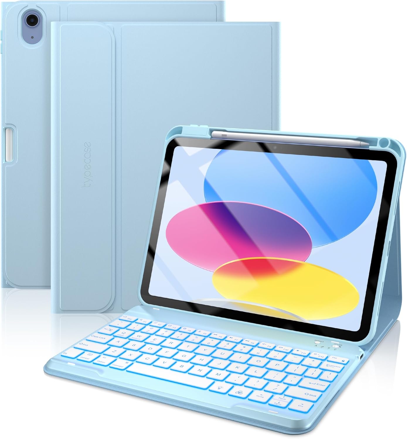 Typecase Folio iPad 11th/10th Gen Keyboard Case with Backlight