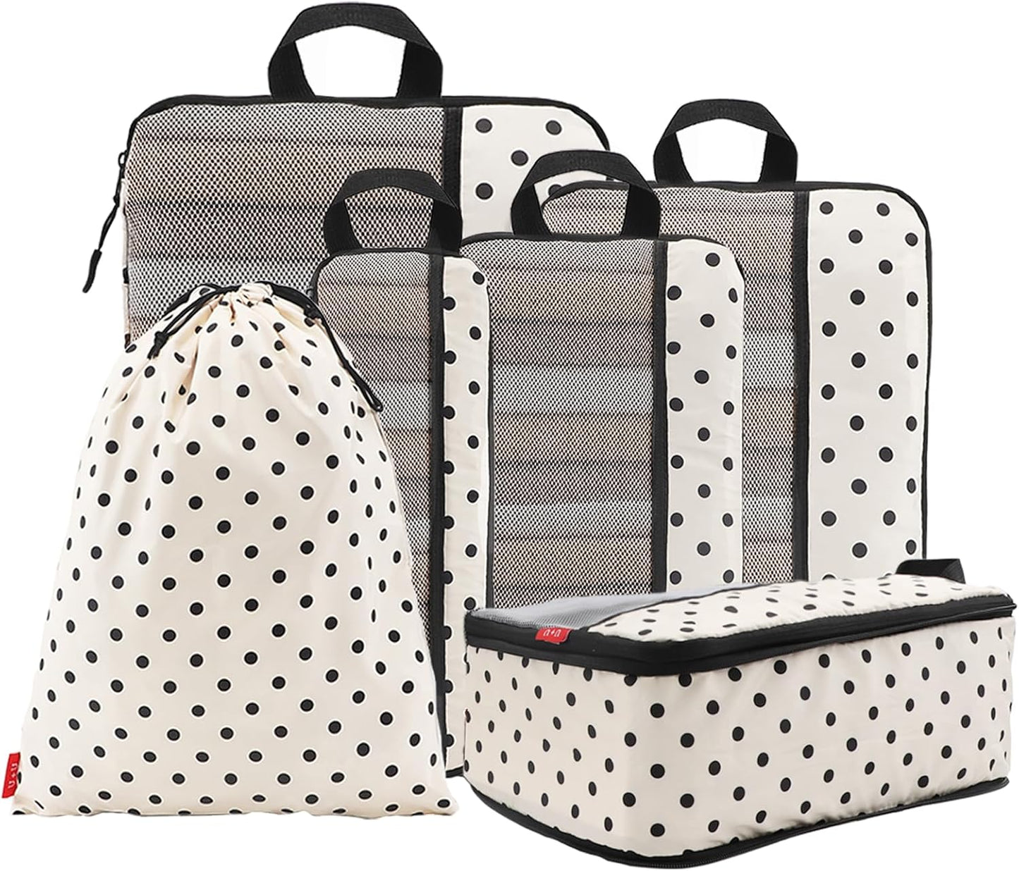 U+U Compression Packing Cubes for Travel - Space-Saving Organizers