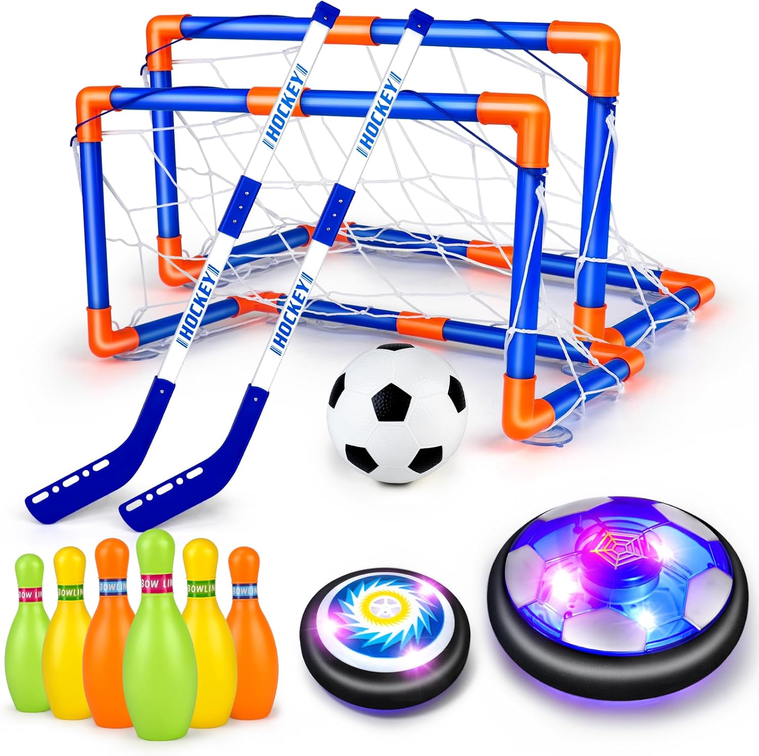 Rechargeable LED Hover Soccer Ball Set