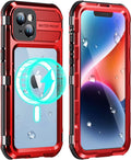 Waterproof Case for iPhone 14 6.1in - Metal Full Body Protection