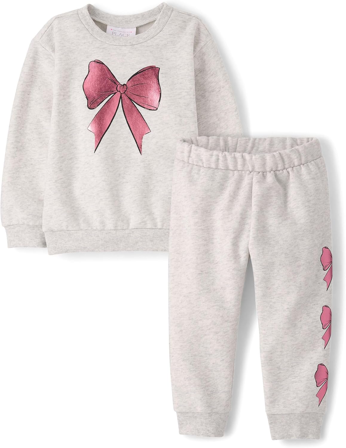The Children's Place Baby Girls Long Sleeve Active Outfit Set