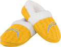 FOCO Women's NFL Team Color Moccasin Slippers - Warm, Cushioned