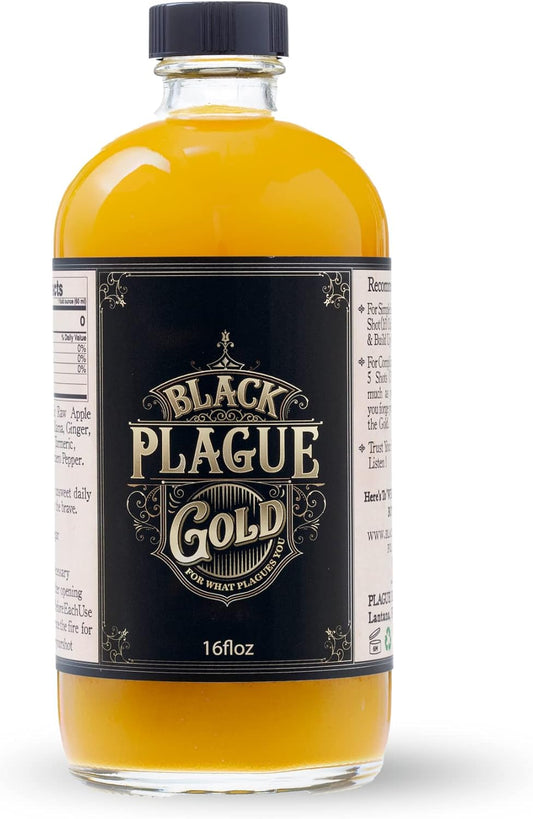 Immunity Elixir with Black Plague Gold Fire Cider