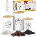 Canisters Sets for Kitchen Counter Storage and Organization - Rustic