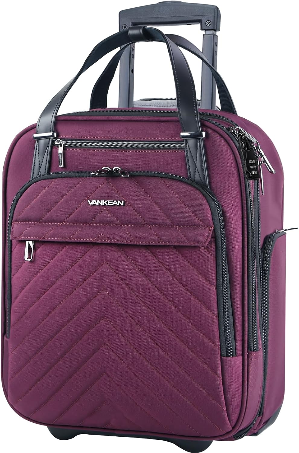 VANKEAN Carry On Underseat 16-inch Multi-functional Suitcase
