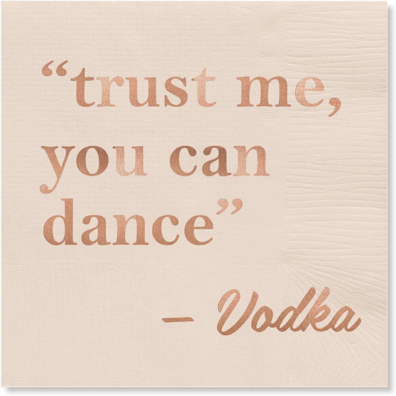 Vodka Funny Beverage Napkins - Guaranteed Dance Moves! 
