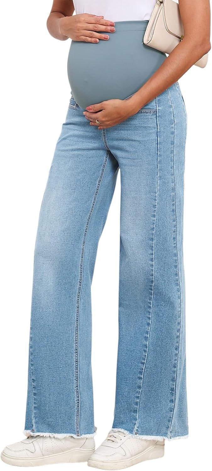 BLENCOT Maternity Jeans for Women - Stylish and Comfortable Fit