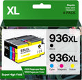 936XL 936 Ink Cartridges Combo Pack High Page Yield (4-Pack) - High