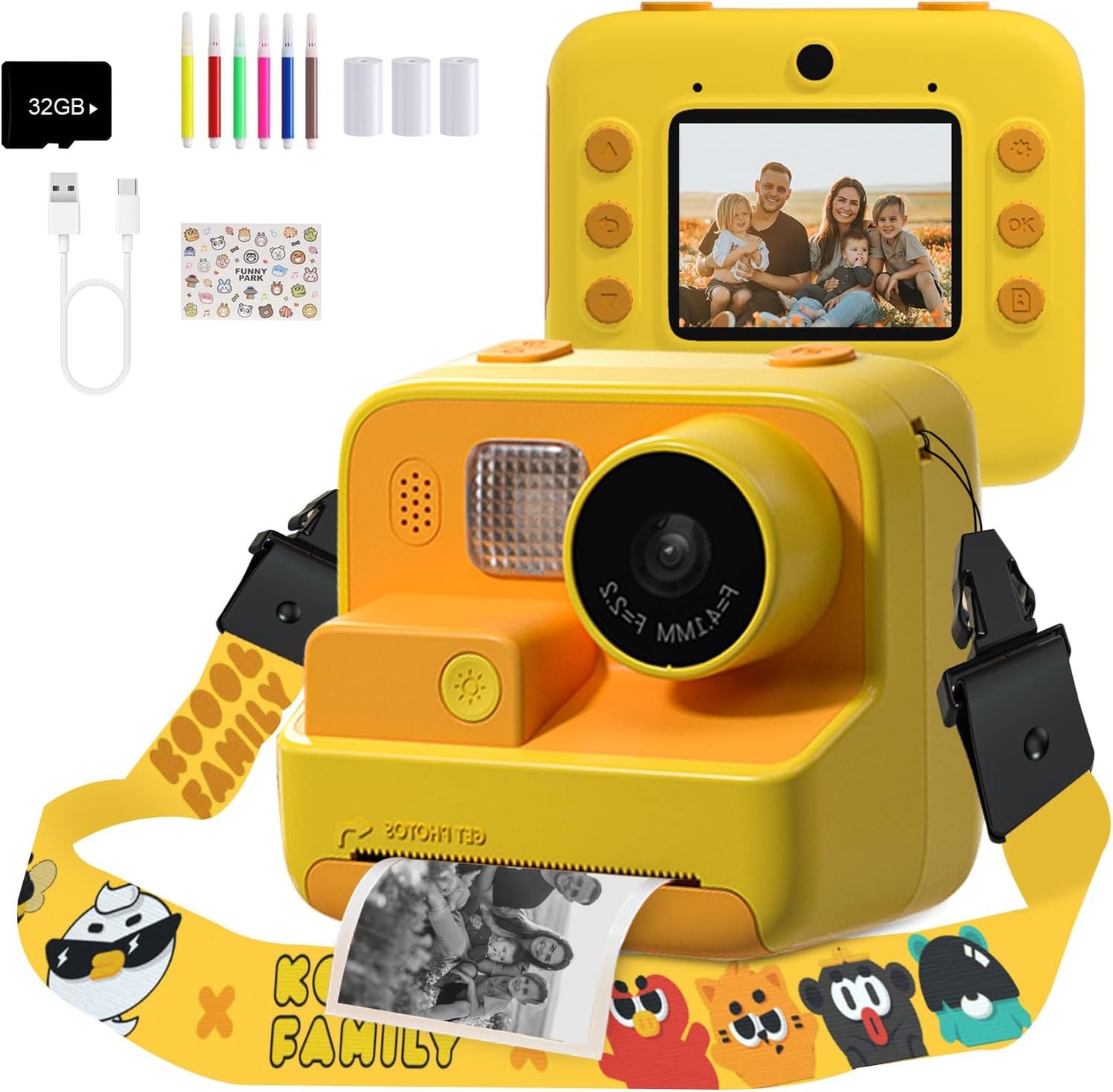 Mafiti Kids Instant Print Camera for Fun Memories and Joy