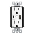 GaN PD USB Wall Outlet with Tamper-Resistant Receptacles - 65W PD