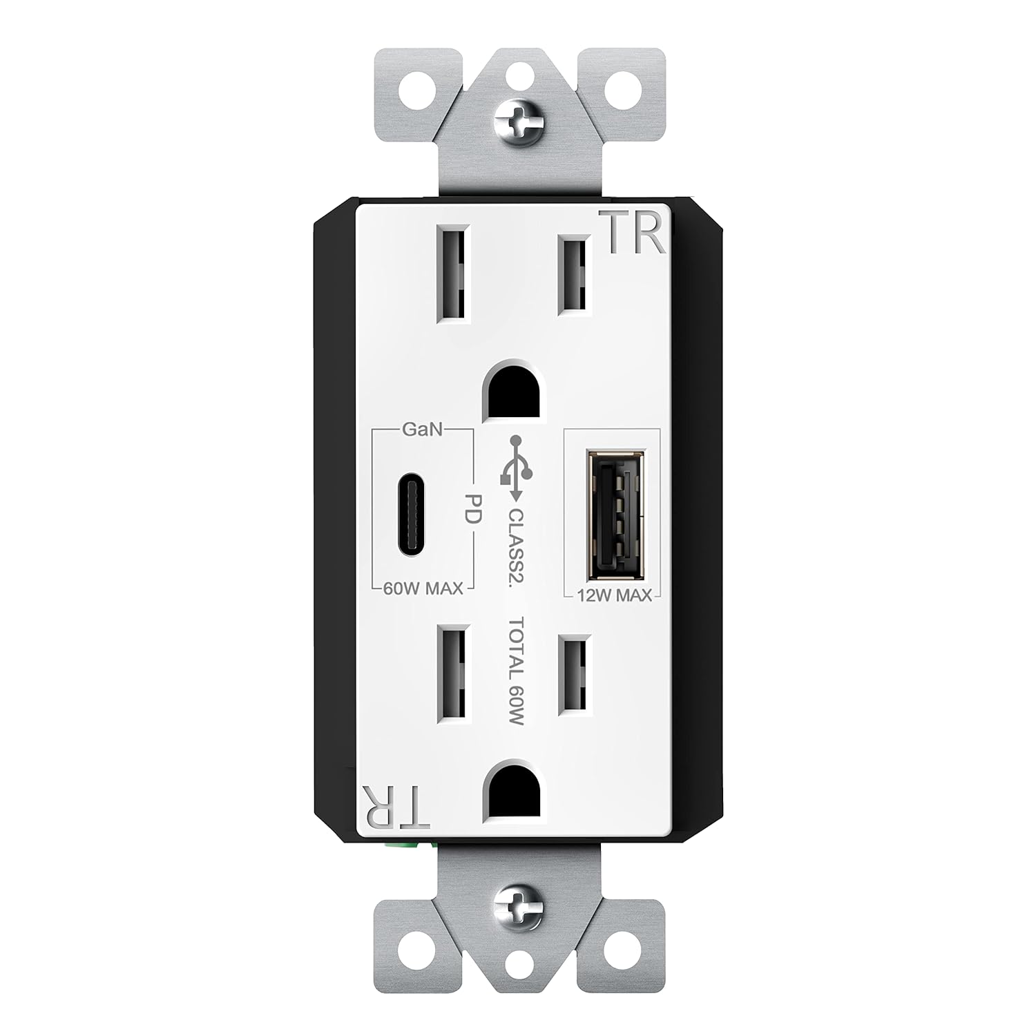 TOPGREENER GaN PD USB Outlet for Fast Charging Devices