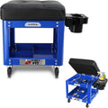 Rolling Creeper Garage Shop Seat for Men - Heavy Duty Padded Mechanics