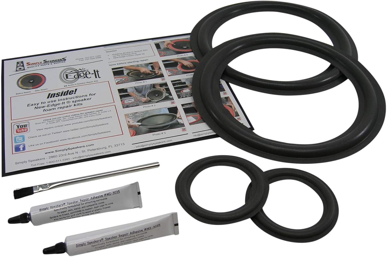 Infinity SM-112, SM-115 Complete System Speaker Repair Kit Review