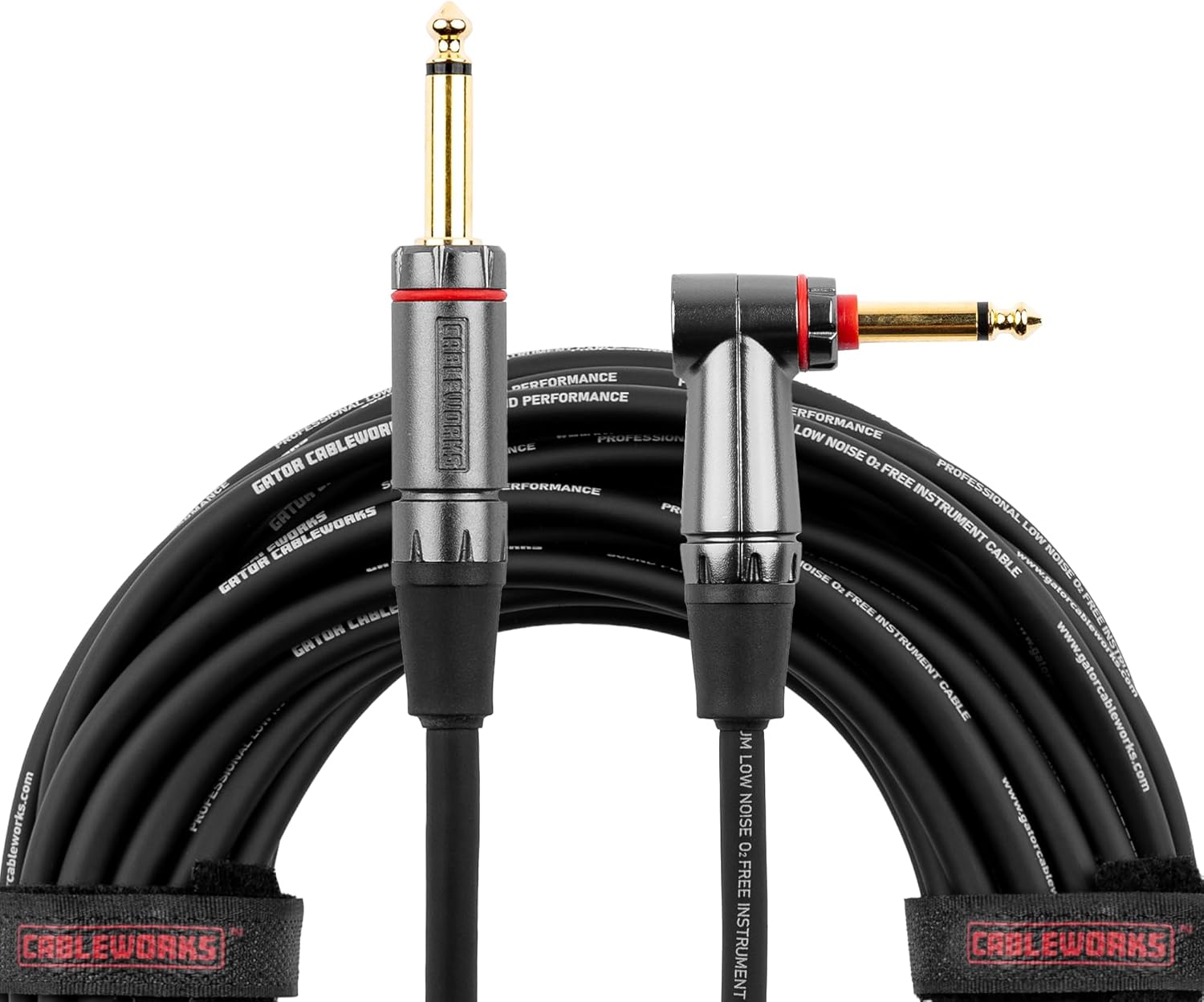 Gator Premium 20ft Guitar Cable w/ Quiet Switch Technology