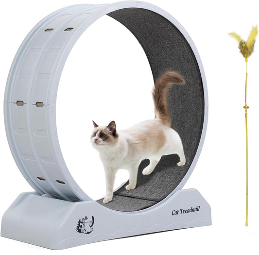 COZIWOW Cat Wheel for Indoor Cats - Exercise Treadmill for Fitness