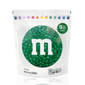 M&MS WORLD Dark Green Milk Chocolate Candy, 5 lb Resealable Pack