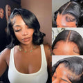Body Wave Bob Wigs Human Hair 13x6 Lace Front Short Wig - Natural Look