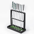 Premium Wooden Golf Club Rack - Organize 8 Clubs & 11 Balls!