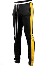 Mens Hip Hop Slim Fit Track Pants for Men - Athletic Jogger Bottom