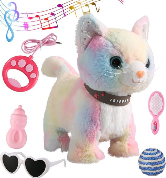 Interactive Singing Robot Cat Toy for Kids
