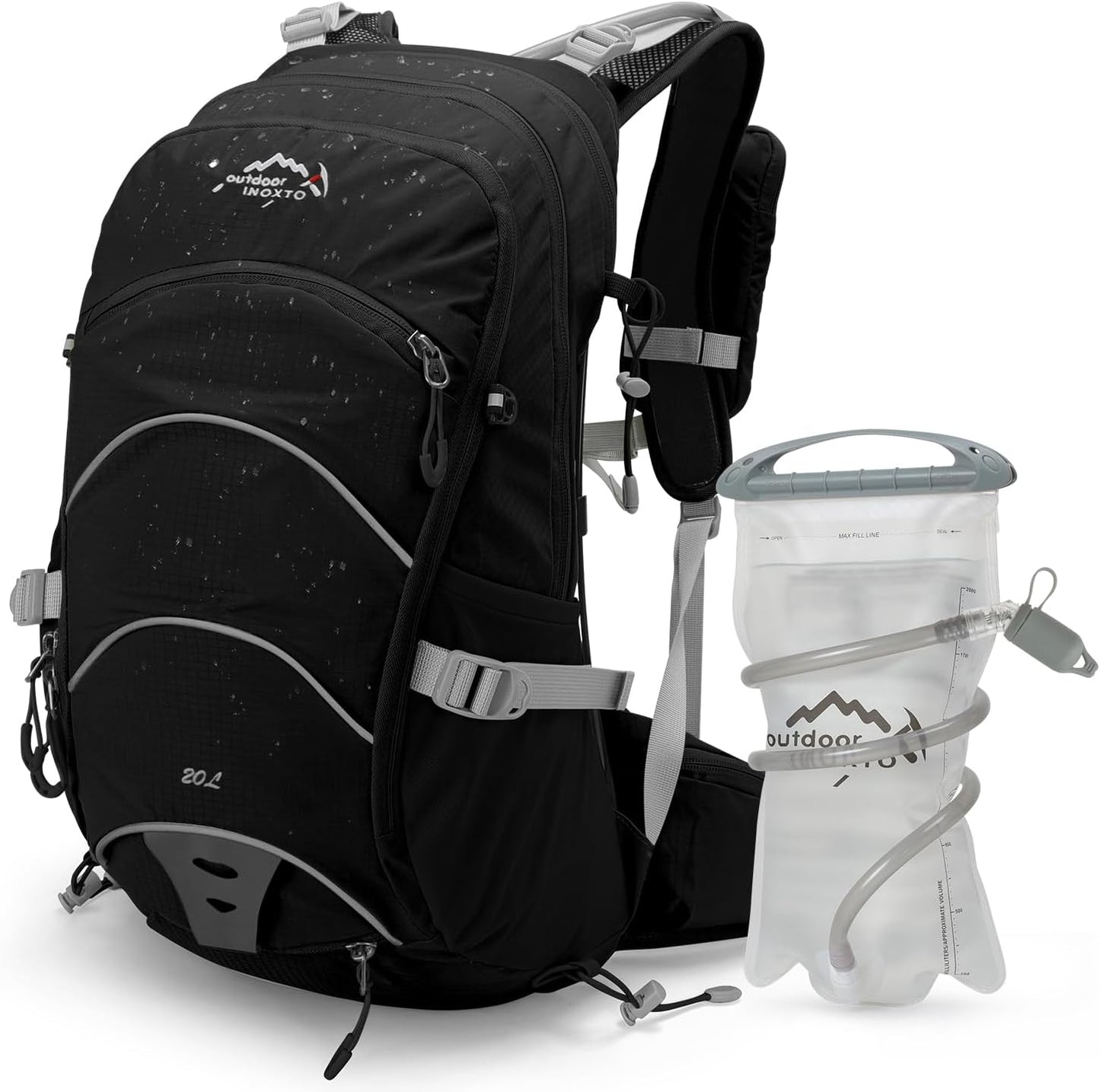20L Hydration Backpack with Water Bladder - All-in-One Adventure Essential