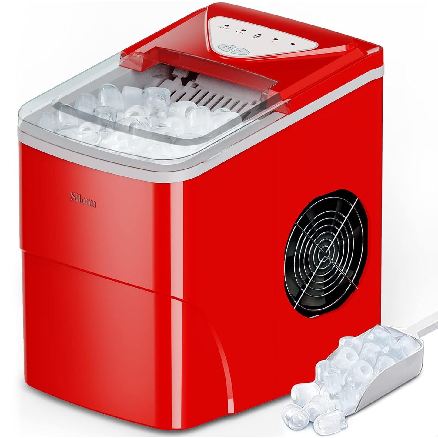 Silonn Ice Makers Countertop: Fast Self-Cleaning Ice Machine