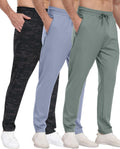 3 Pack Mens Athletic Sweatpants with Zipper Pockets - Versatile Gym 2