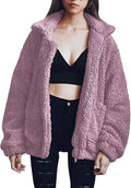 PRETTYGARDEN Sherpa Fleece Faux Fur Oversized Winter Coat (Style FDFP)
