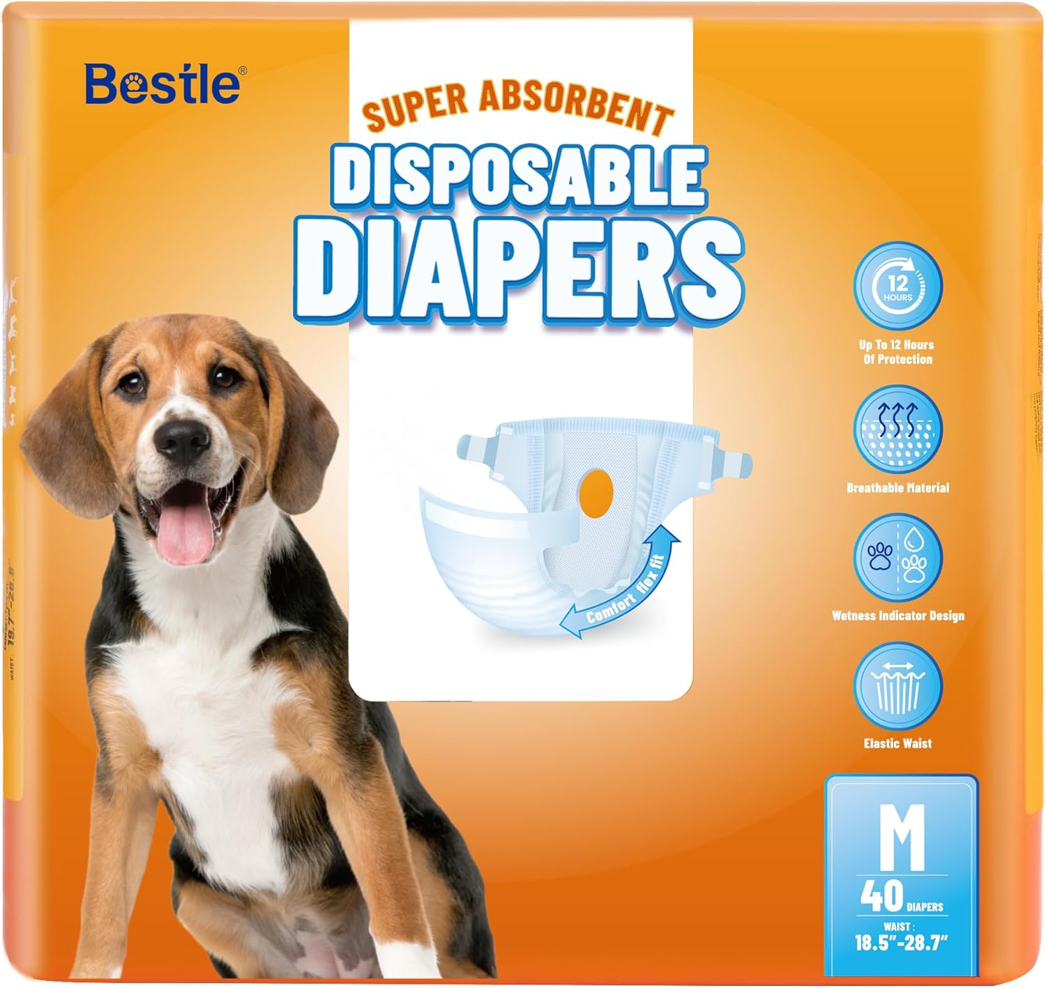 BESTLE Disposable Dog Diapers: Ultra Protection