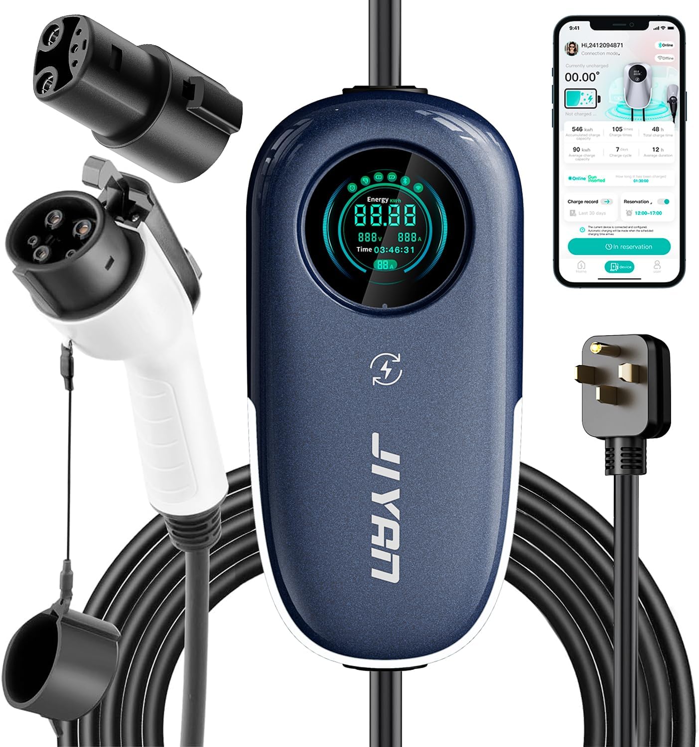 Thymix Portable EV Charger: Fast Charging Anywhere!