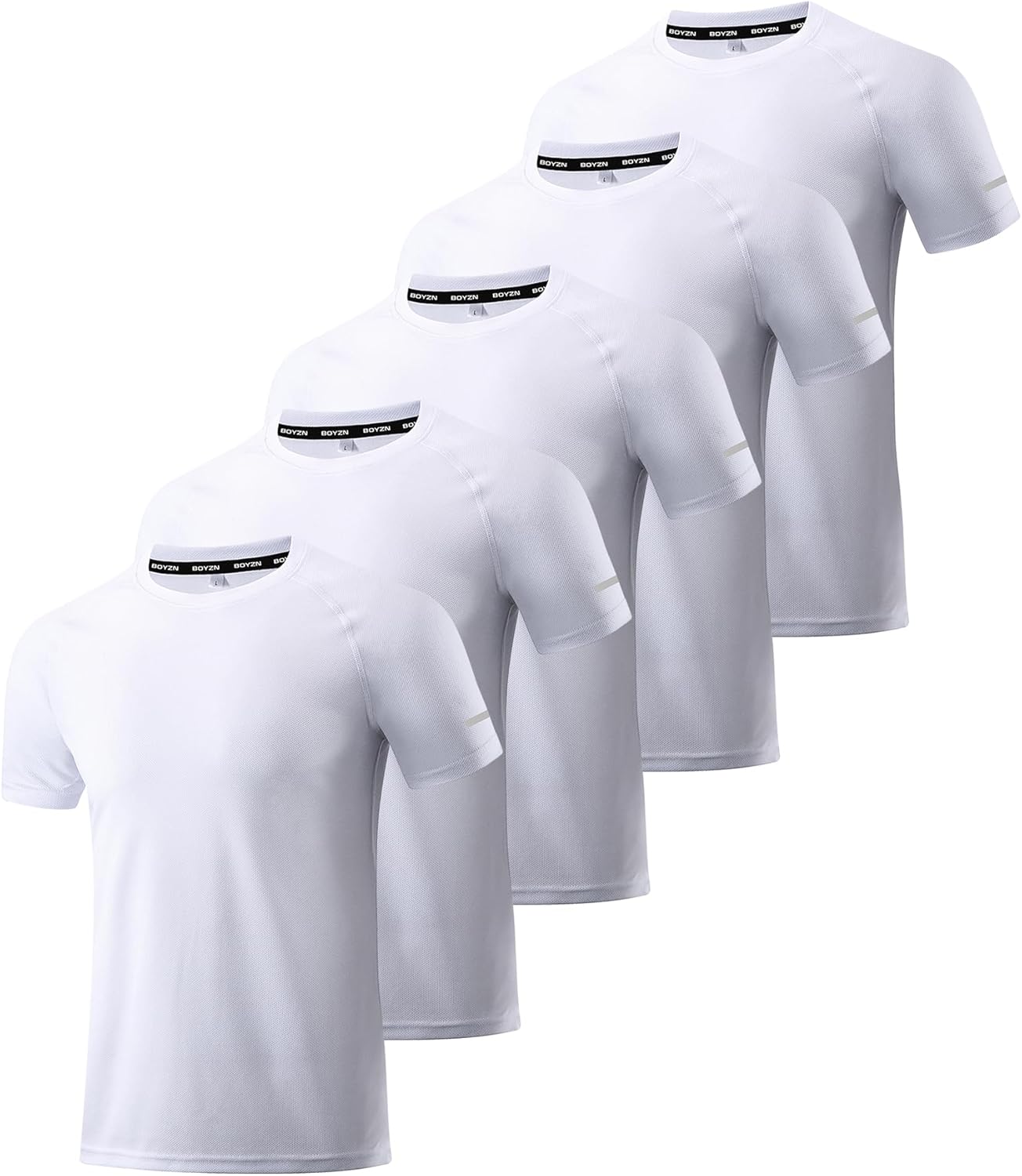 Men's Workout Running Shirts - Dry Fit Moisture Wicking Tee