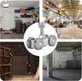 M10T4 Wheel Silent Trolley Assembly Rollers - Quiet Overhead Glide