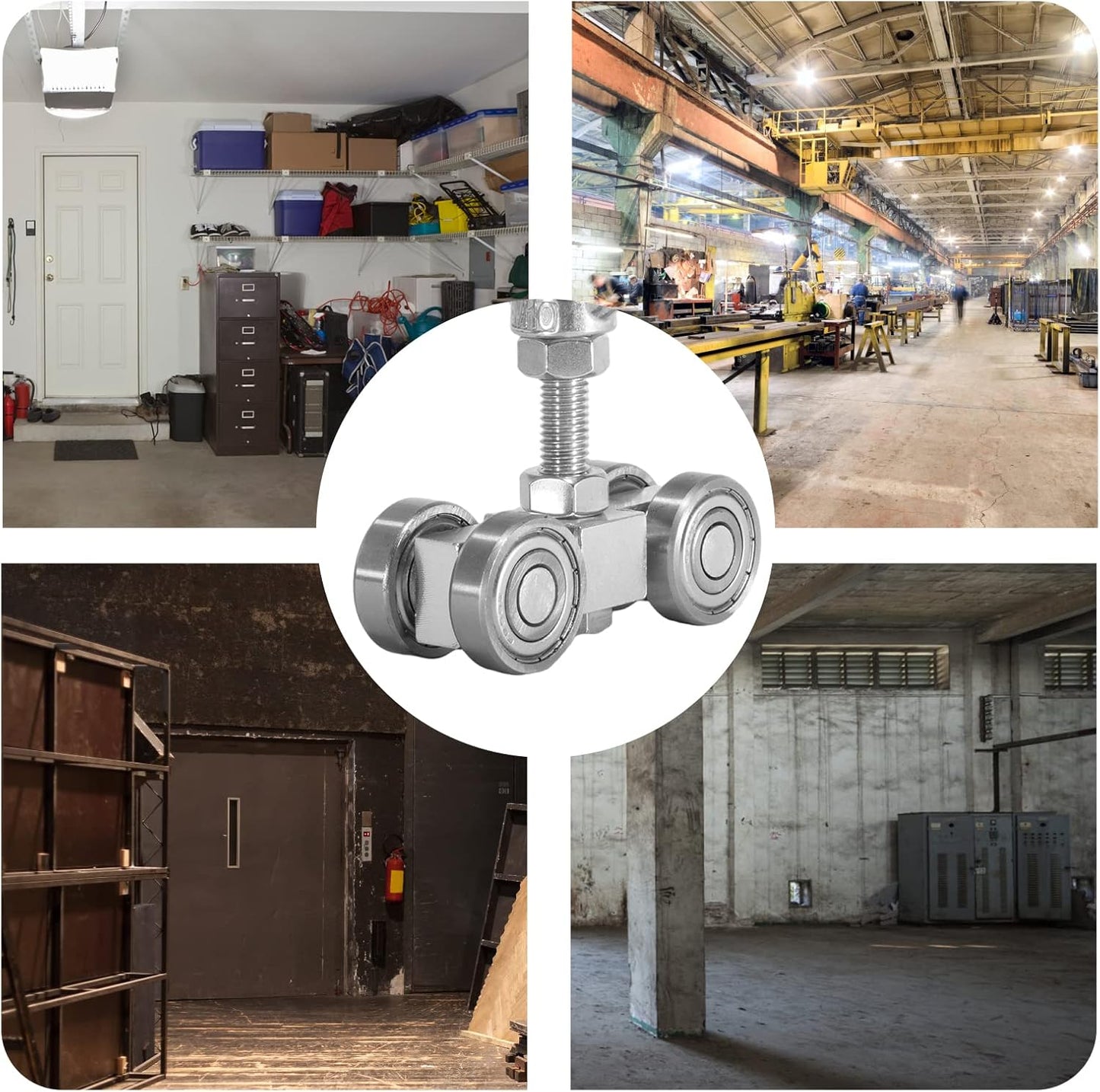 M10T4 Wheel Silent Trolley Assembly Rollers for Smooth Movement