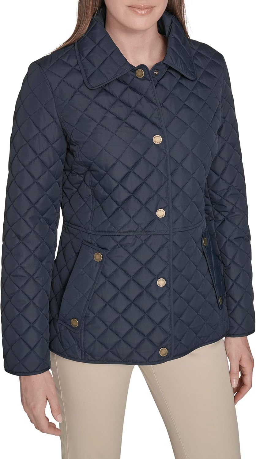 Tommy Hilfiger Snap Front Long Sleeve Quilted Jacket Review