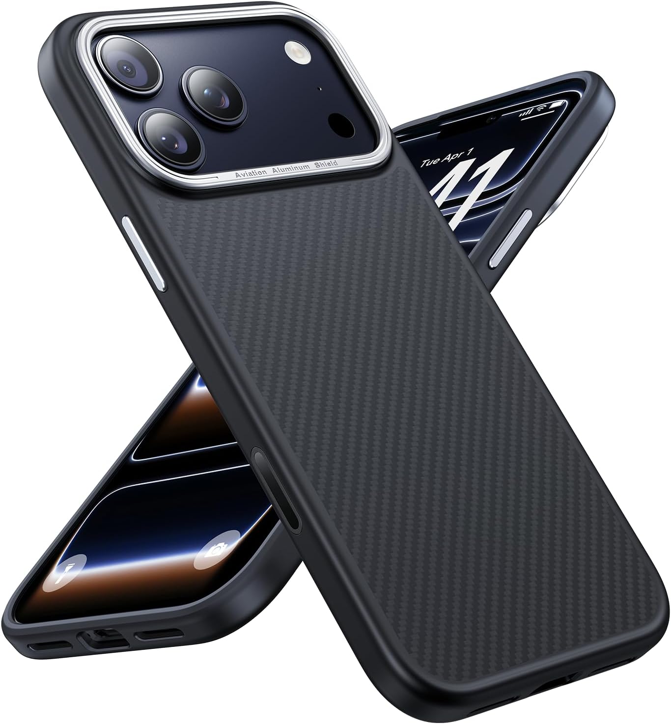 Maledan iPhone 17 Pro Max Case: Carbon Fiber & Shockproof Design