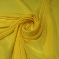 Chiffon Fabric by the Yard 59in Wide 10 Yards - Lightweight Yellow