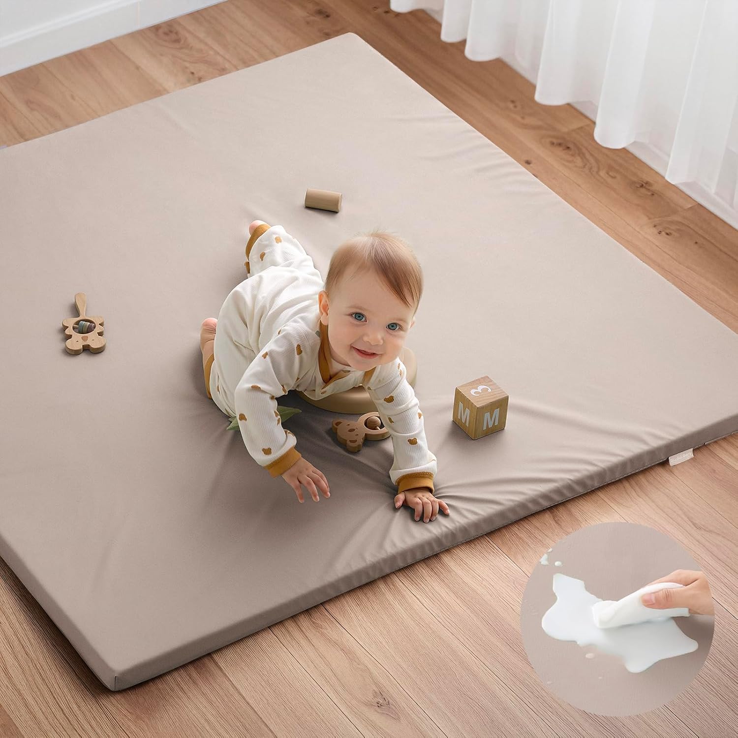 Waterproof Foam Baby Play Mat, Stylish & Easy Clean!