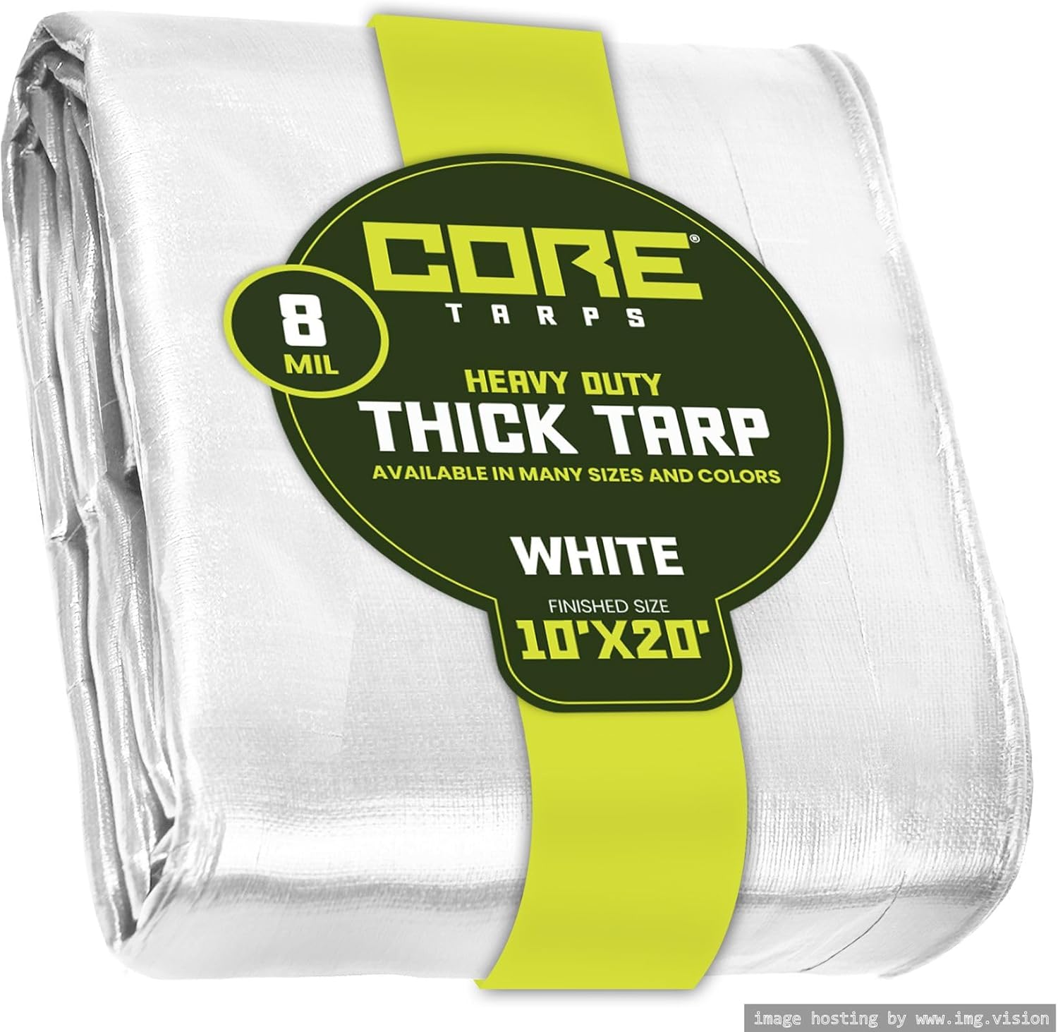 Heavy Duty 8 Mil Tarp Cover for All Weather Protection