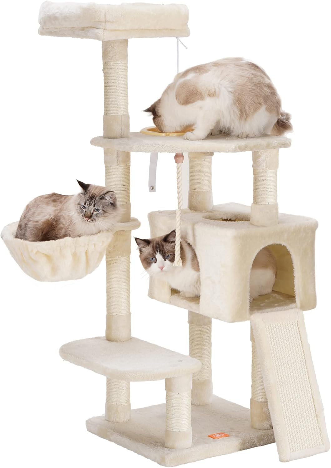 Heybly Cat Tree with Scratching Board for Indoor Cats and Kittens