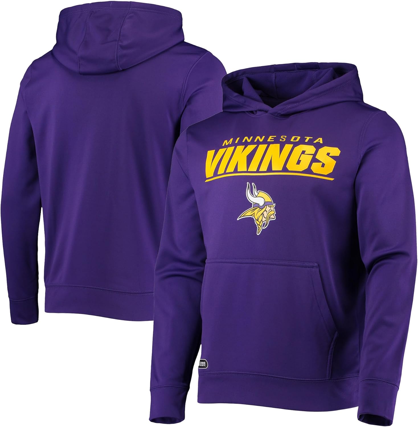 NFL Kids Youth Pullover Hoodie with Team Color and Logo
